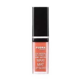 Матовий блиск для губ Pudra Cosmetics Maxi Matt Long Lasting Lip Gloss з протеїнами шовку та провітаміном B5, 09, 7 мл