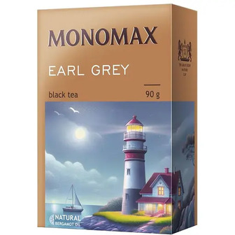 Чай чорний Monomax з ароматом бергамоту 90 г