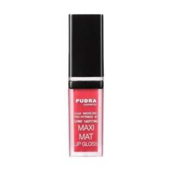 Матовий блиск для губ Pudra Cosmetics Maxi Matt Long Lasting Lip Gloss з протеїнами шовку та провітаміном B5, 13, 7 мл