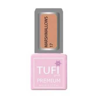 Гель-лак для нігтів Tufi profi Premium Marshmallows 17 Персик, 8 мл
