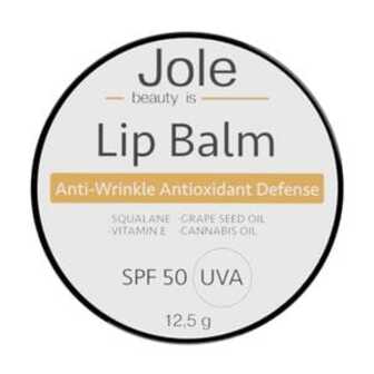 Сонцезахисний вологостійкий бальзам для губ Jole Lip Balm, SPF 50, 12.5 г