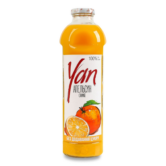 Сік Yan апельсиновий скло, 0.93л