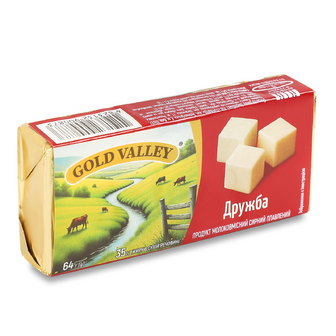 Продукт молоковмісний сирний плавлений Gold Valley Дружба 35%, 64г