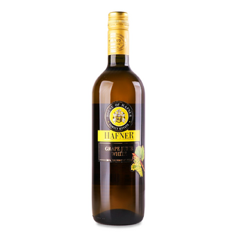 Сік Hafner білий виноград, 0.75л