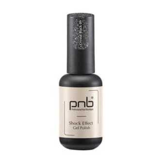 Гель-лак для нігтів PNB Shock Effect Gel Polish 09 Crystal Black, 8 мл