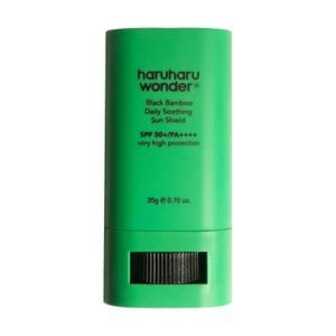 Сонцезахисний стік для обличчя Haruharu Wonder Black Bamboo Daily Soothing Sun Shield SPF50+ PA++++, 20 г