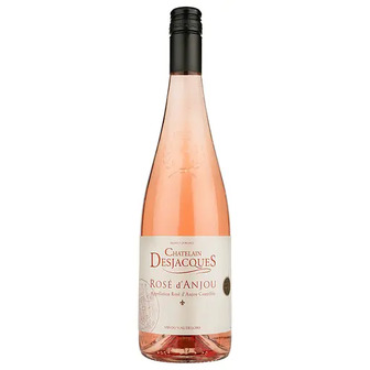 Вино Chatelain Desjacques Rose dAnjou, рожеве, напівсолодке, 10,5%, 0,75 л