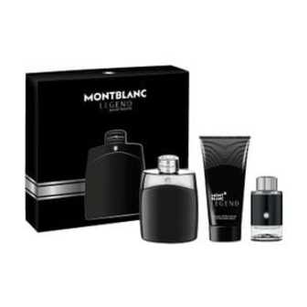 Парфумований набір чоловічий Montblanc Legend Men (туалетна вода, 100 мл + бальзам після гоління, 150 мл + туалетна вода, 4.5 мл)