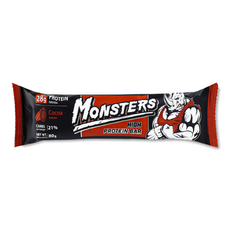 Батончик Monsters протеїновий з какао, 80г