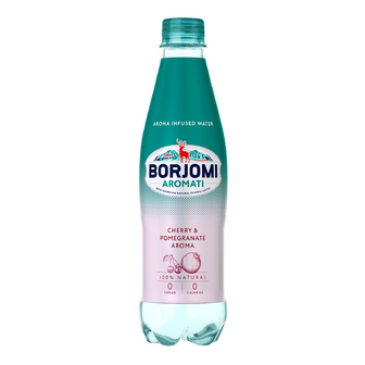 Напій Borjomi Aromati вишня та гранат безалкогольний сильногазований, 0.5л