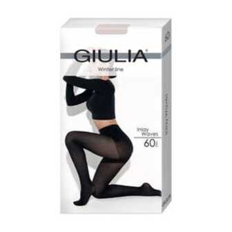 Колготки жіночі Giulia Inlay Waves з шортиками, 60 DEN, Simply Taupe, розмір 3