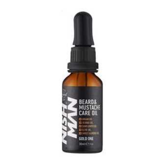 Чоловіча олія для бороди та вусів Nishman Beard & Moustache Care Oil Gold One, 30 мл