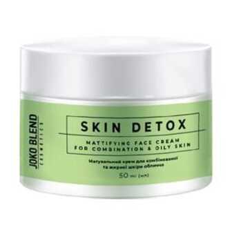 Матувальний крем для обличчя Joko Blend Skin Detox Mattifying Face Cream для комбінованої та жирної шкіри, 50 мл
