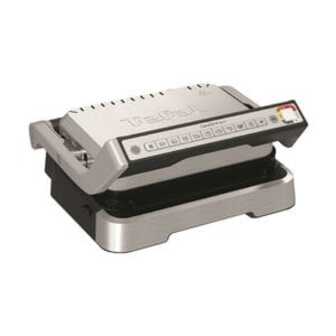 Гриль притискний Tefal OptiGrill 2 in 1 чорно-сріблястий (GC772D30)