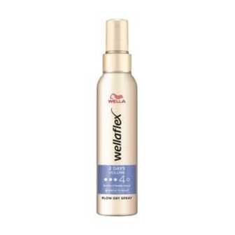 Спрей для укладання волосся феном WELLA Wellaflex 2 Days Volume екстрасильної фiксацiї, 150 мл