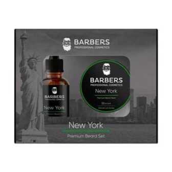 Набiр для догляду за бородою Barbers New York(бальзам для бороди, 50 мл + олiя для бороди, 30 мл)