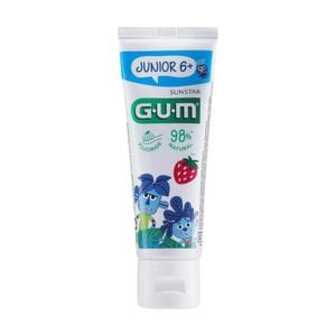 Дитяча зубна паста GUM Sunstar Junior Toothpaste зі смаком полуниці, від 6 років, 50 мл
