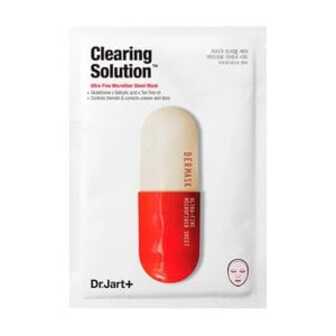 Очищувальна тканинна маска для обличчя Dr. Jart+ Dermask Micro Jet Clearing Solution Капсули краси, 27 г