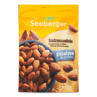 Мигдаль Seeberger смажений солений, 150г