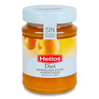 Джем Helios з абрикосів без цукру, 280г