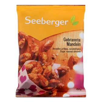 Мигдаль Seeberger пiдсмаженний в цукрi, 150г