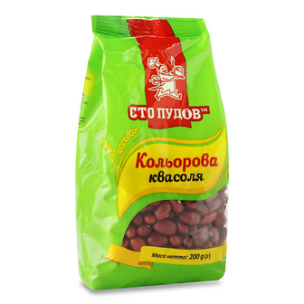 Квасоля «Сто пудів» кольорова, 200г