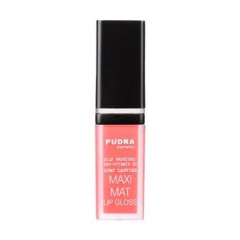 Матовий блиск для губ Pudra Cosmetics Maxi Matt Long Lasting Lip Gloss з протеїнами шовку та провітаміном B5, 03, 7 мл