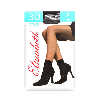Шкарпетки Elizabeth nylon NERO, 2шт/уп