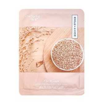 Тканинна маска для обличчя One Spring Oat Kernels Hydrating Purifying Silk Mask на основі вівса, 25 г
