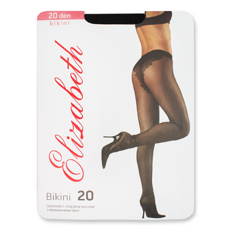 Колготки жіночі Elizabeth Bikini 20 den nero р.3, шт
