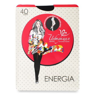 Колготки жіночі Intuicia Sense Energia 40 den чорні р.2, шт