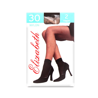 Шкарпетки Elizabeth nylon BEIGE, 2шт/уп