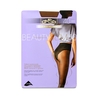 Колготки Omsa Beauty Slim 40 den caramello р.4 з утяжкою, шт