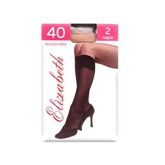 Гольфи Elizabeth MICROFIBRA BEIGE, 2шт/уп