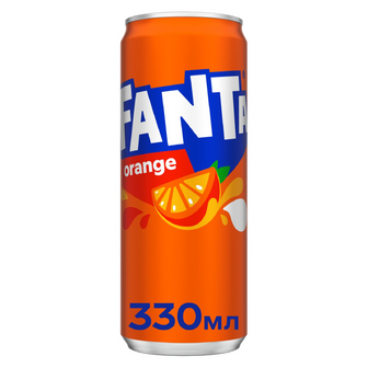 Напій Fanta Orange з/б, 0.33л