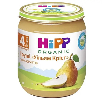 Органічне пюре HiPP Груші Вільям Кріст, 125 г