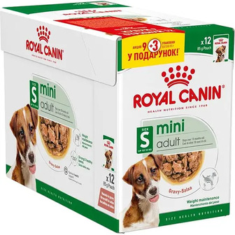 Вологий корм Royal Canin Mini Adult для дорослих собак дрібних порід 1.02 кг (12 шт. х 85 г)