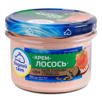 Паста Водний світ Крем-лосось з оливковою олією та трюфелем, 160г