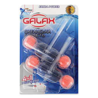 Засіб для чищення туалету Galax Океанська свіжість, 2*55г