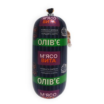 Ковбаса М'ясовита Олівє 1 ґ п/а, 400г