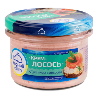 Паста Водний світ Крем-лосось, 160г