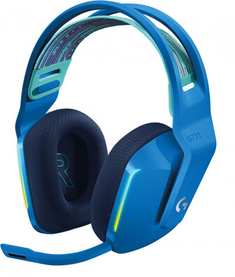 Гарнітура бездротова ігрова Logitech G733 Lightspeed Blue (981-000943)