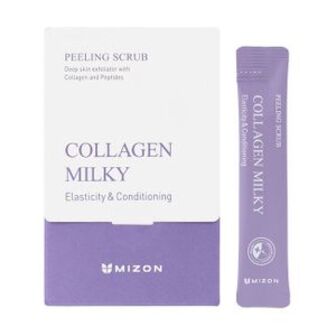 Молочний пілінг-скраб для обличчя Mizon Collagen Milky Peeling Scrub, 40*5 г