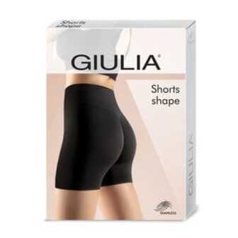 Безшовні шорти жіночі Giulia Shorts Shape з push-up ефектом, Black, розмір S/M