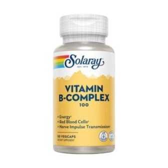 Вітаміни групи В Solaray Vitamin B-Complex 100, 50 вегетаріанських капсул