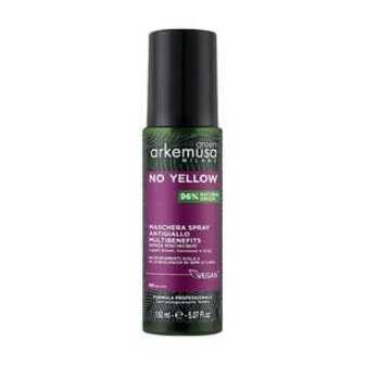 Маска-спрей Arkemusa Green No Yellow Hair Mask для нейтралізації жовтизни, для блонда, освітленого та сивого волосся, 150 мл