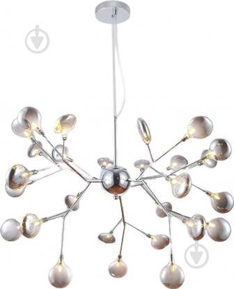 ВИТРИНА! Люстра подвесная Strotskis Lamella 27x3 Вт G4 хром 554