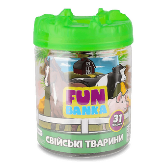 Набір ігровий Fun Banka Свійські тварини міні, шт