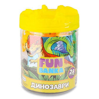 Набір ігровий Fun Banka Динозаври міні, шт