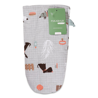 Рукавичка Home line Гав-гав сіра 16х28 см, шт
